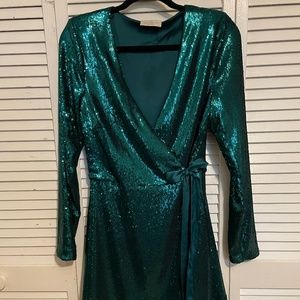 Green Sequin Dress